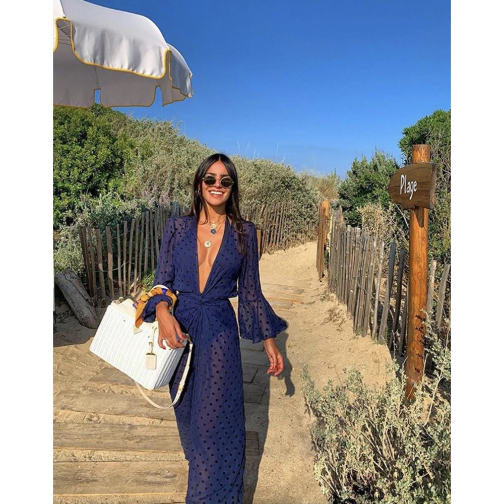 Blue Swim Coverup